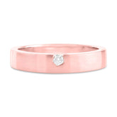 0.06ct 14k Rose Gold Diamond Lady's Ring